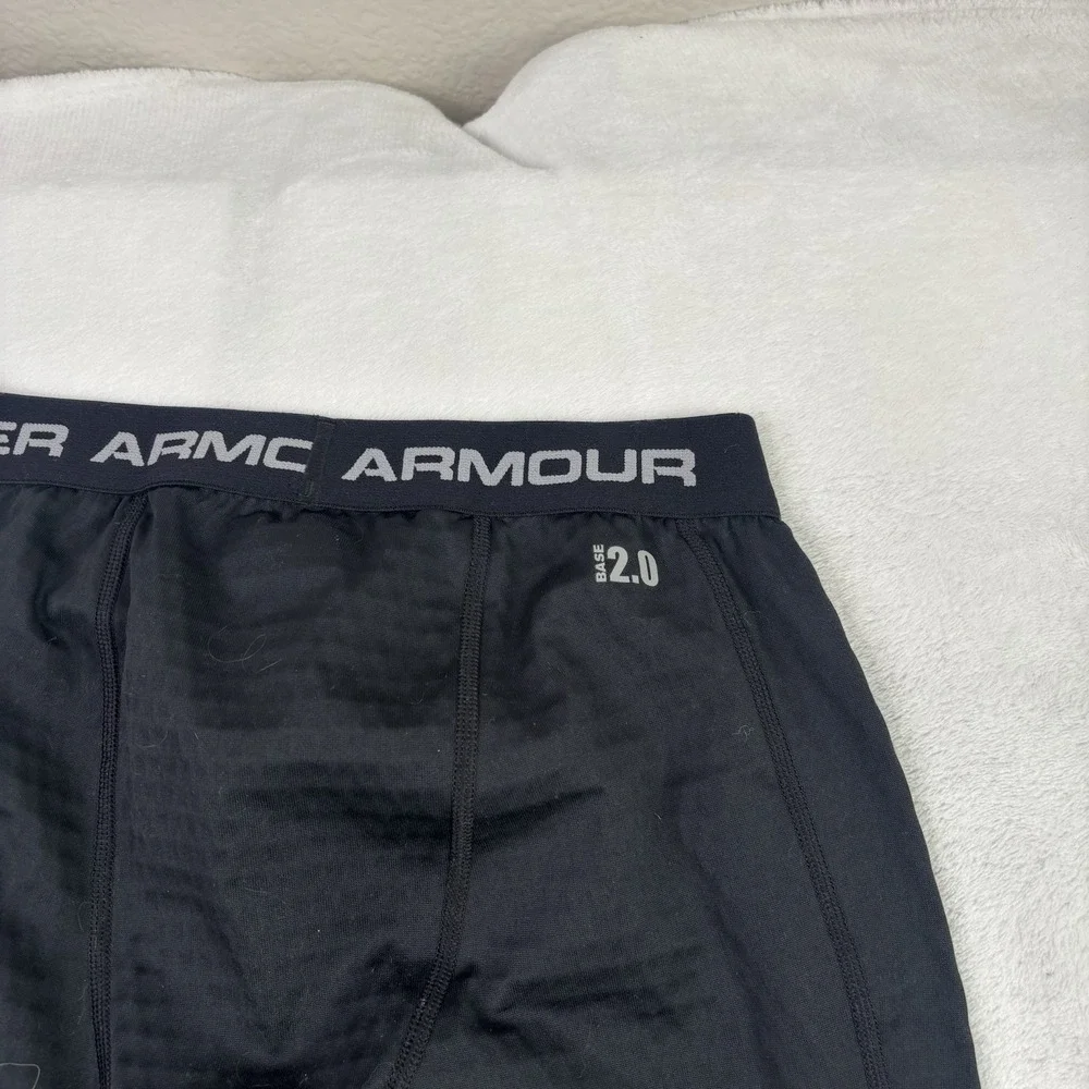 Under Armour Black Base Layer 2.0 Fitted ColdGear Leggings Activewear Men's M
